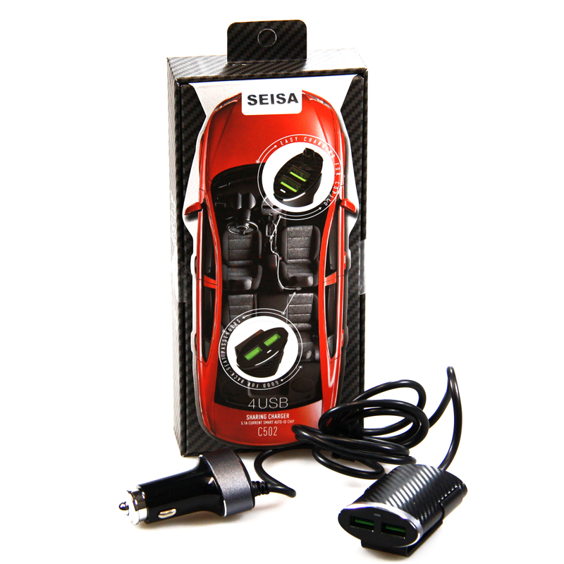 Seisa TRIPLE ENCENDEDOR 12V 1 USB SIN CABLE WF 0100