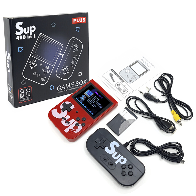 MINI CONSOLA RETRO GAME + JOYSTICK 400 JUEGOS - PANTALLA 3