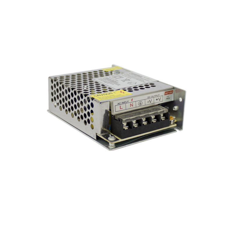 FUENTE METALICA PARA ILUMINACION Y SEGURIDAD 12V/5A S-60-12