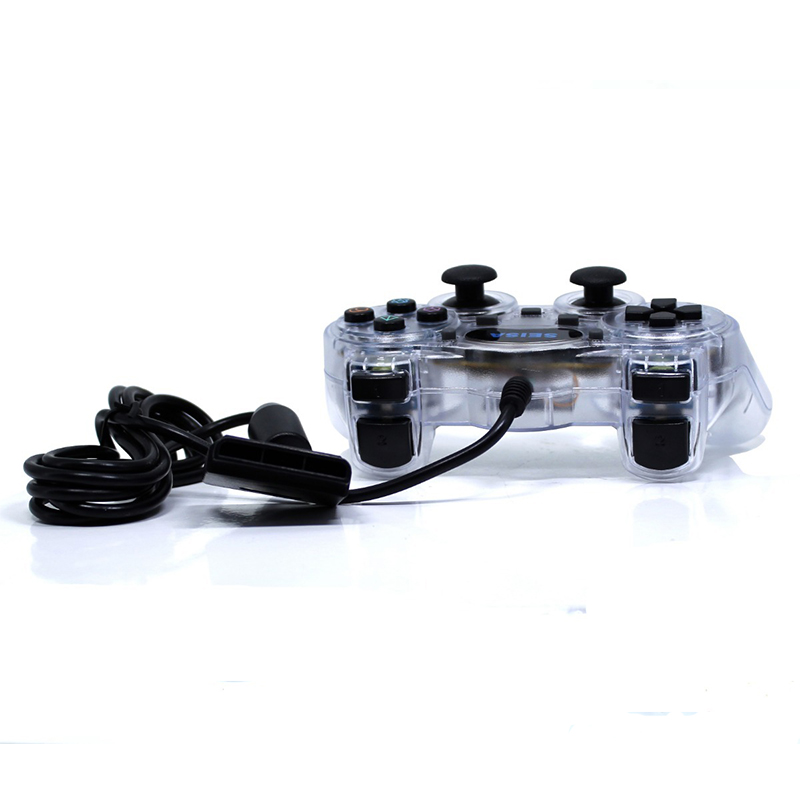 JOYSTICK PARA PS2 SEISA CON CABLE TRANSPARENTES SJ803TM