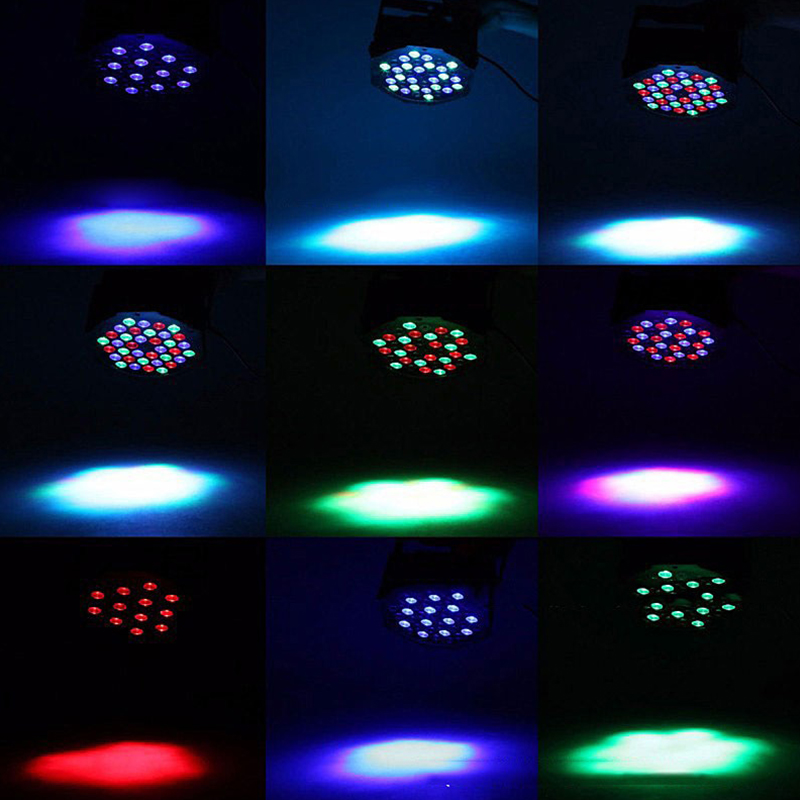 LUZ PROTON 36 LED RGB AUDIORITMICO C/DMX P36B